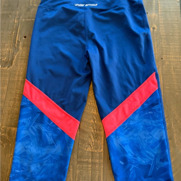 Under Armour girls Leggings in Vibrant Blue size youth large - Picture 2 of 6